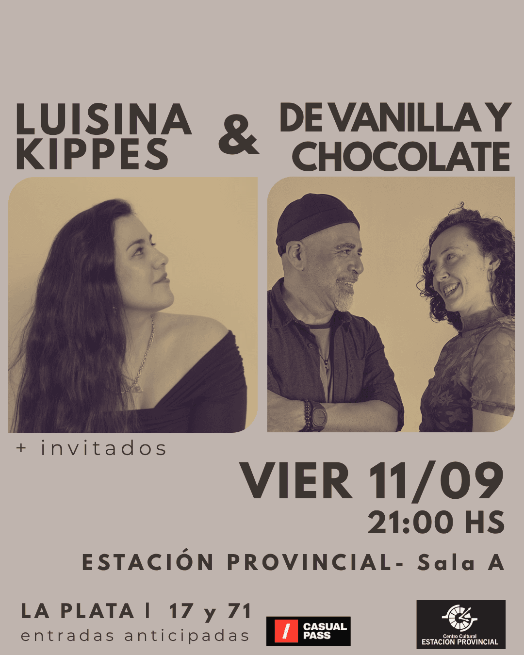 Luisina Kippes & De vainilla y chocolate